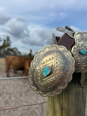 Big Concho Turquoise Belt