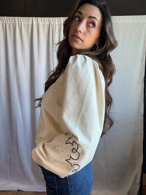 Western Pearl Snap Sweatshirt