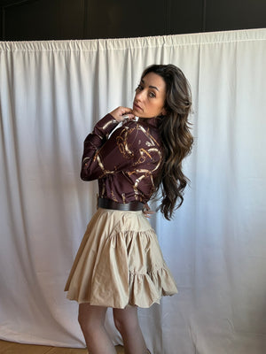 Silk Equestrian Blouse