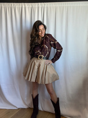 Silk Equestrian Blouse