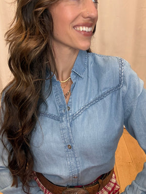 Denim Button Down
