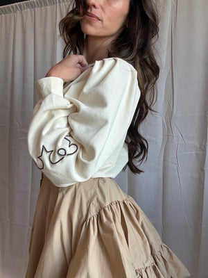 Western Pearl Snap Sweatshirt